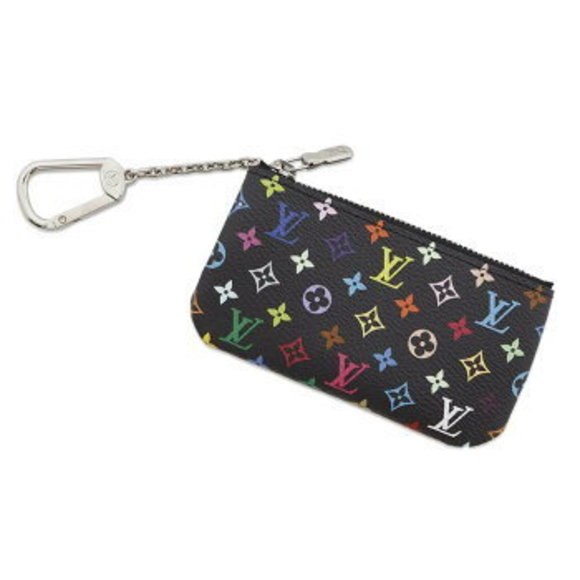 Louis Vuitton Multicolor Case LV TM Pochette Black Wallet - Picture 1 of 4